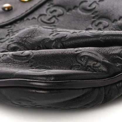 Gucci Guccissima Babouska Wristlet Black 9 of 14
