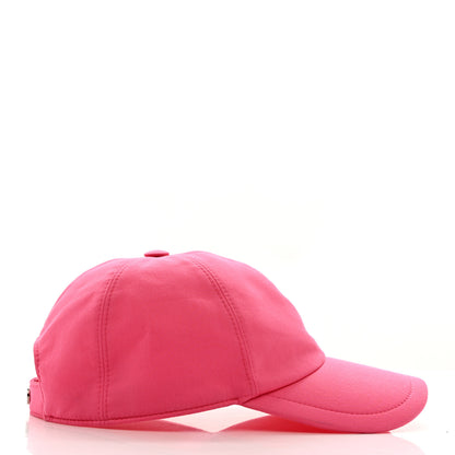 Chanel Cotton CC Cap Hat Fuchsia Orange 5 of 10