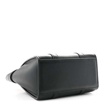 Mulberry Small Classic Grain Micro Bayswater Zip Tote Black 4 of 9