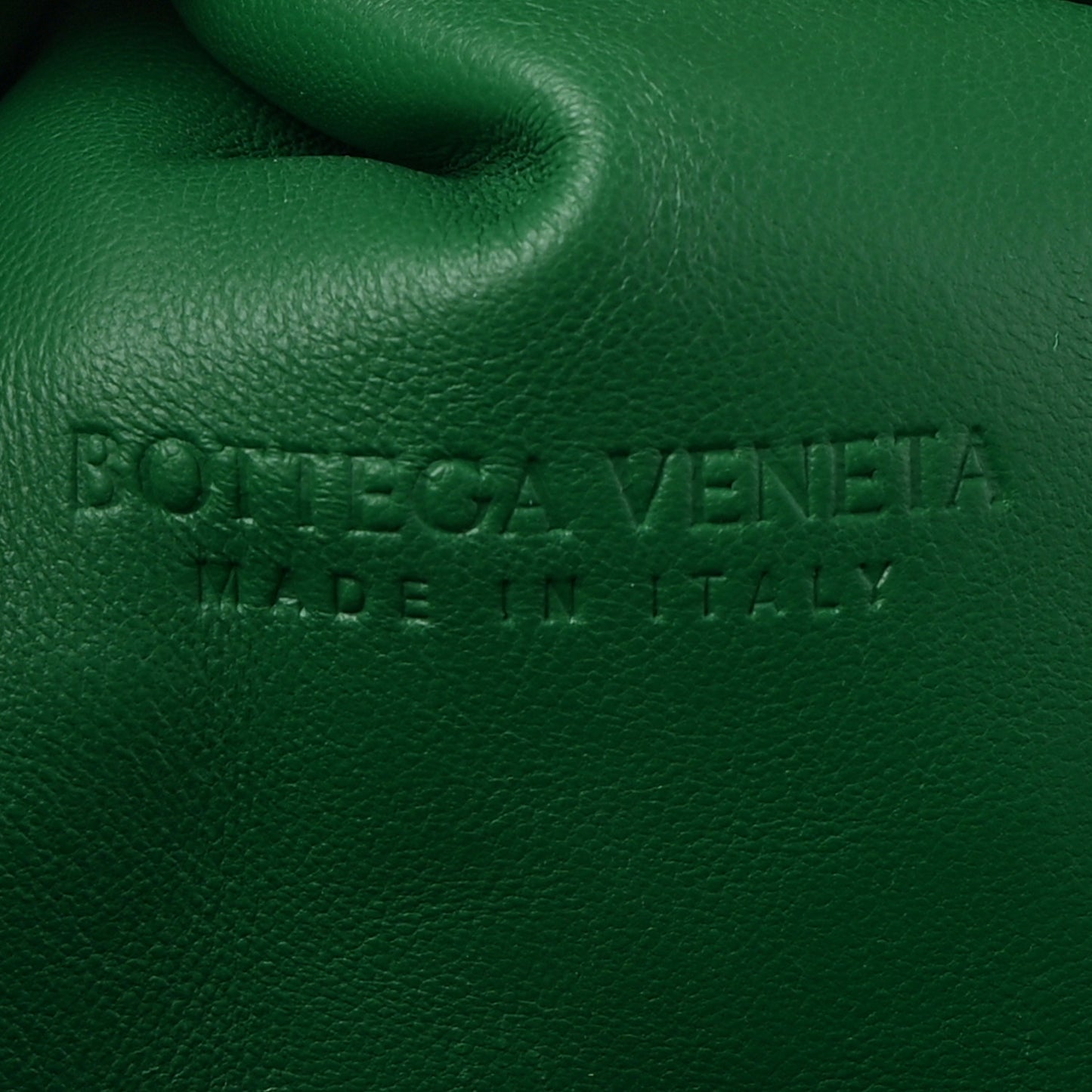Nappa Maxi Intrecciato The Pouch Oversized Clutch Racing Green