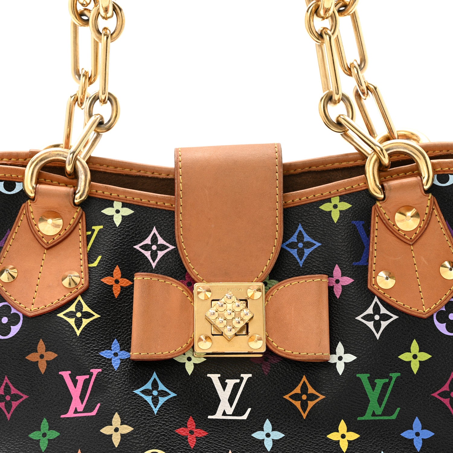 Louis Vuitton Monogram Multicolor Annie MM Black 8 of 15