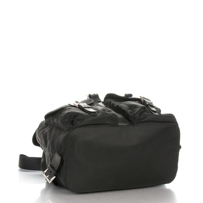 Prada Nylon Vela Medium Backpack Black 4 of 7