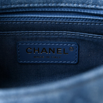 Chanel Denim Quilted Mini Pearl Crush Flap Blue 6 of 10
