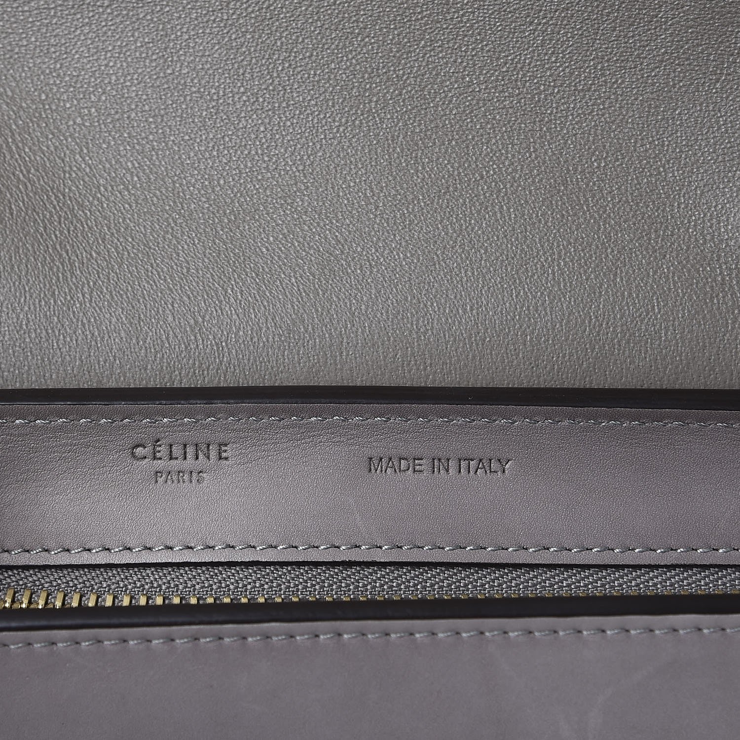 Celine Sleek Calfskin Small Tri-Color Trapeze Dark Blue 7 of 17