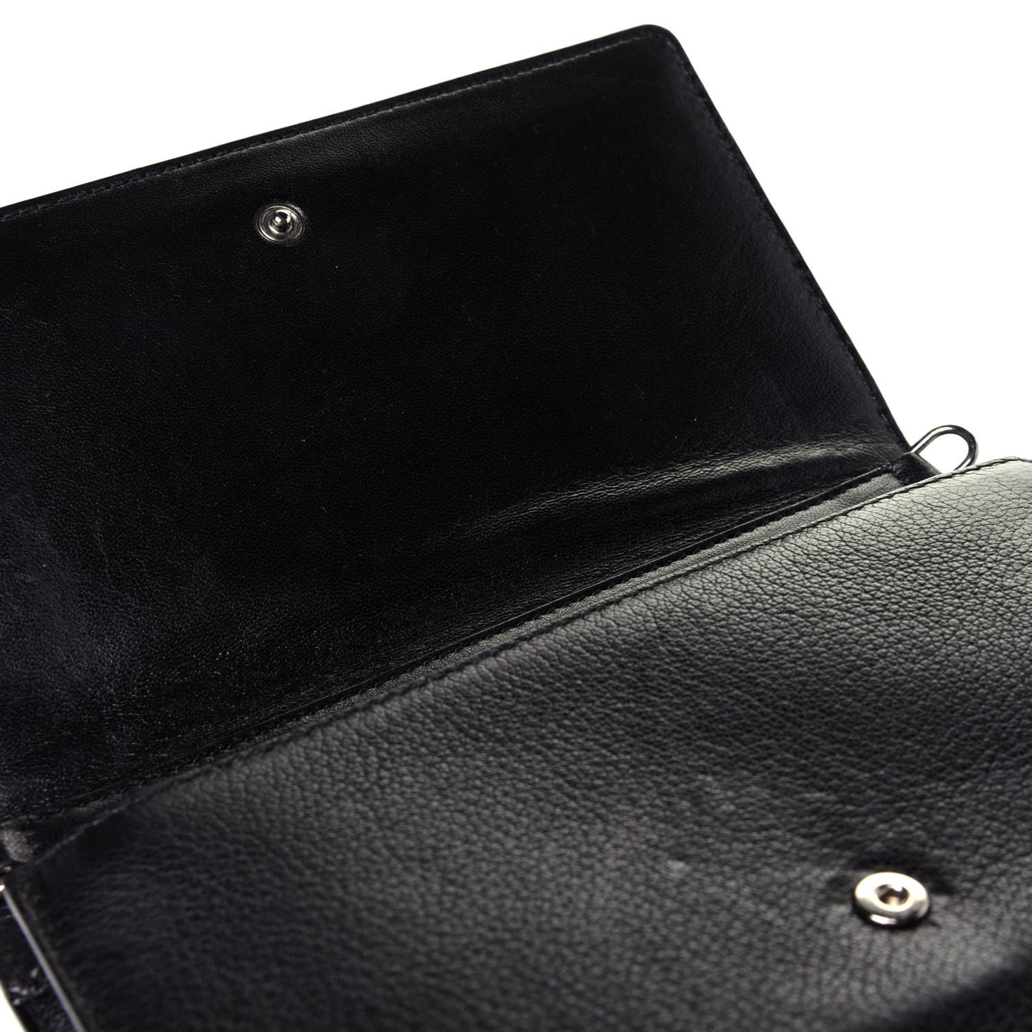 Givenchy Sugar Goatskin Pandora Chain Wallet Black 11 of 11