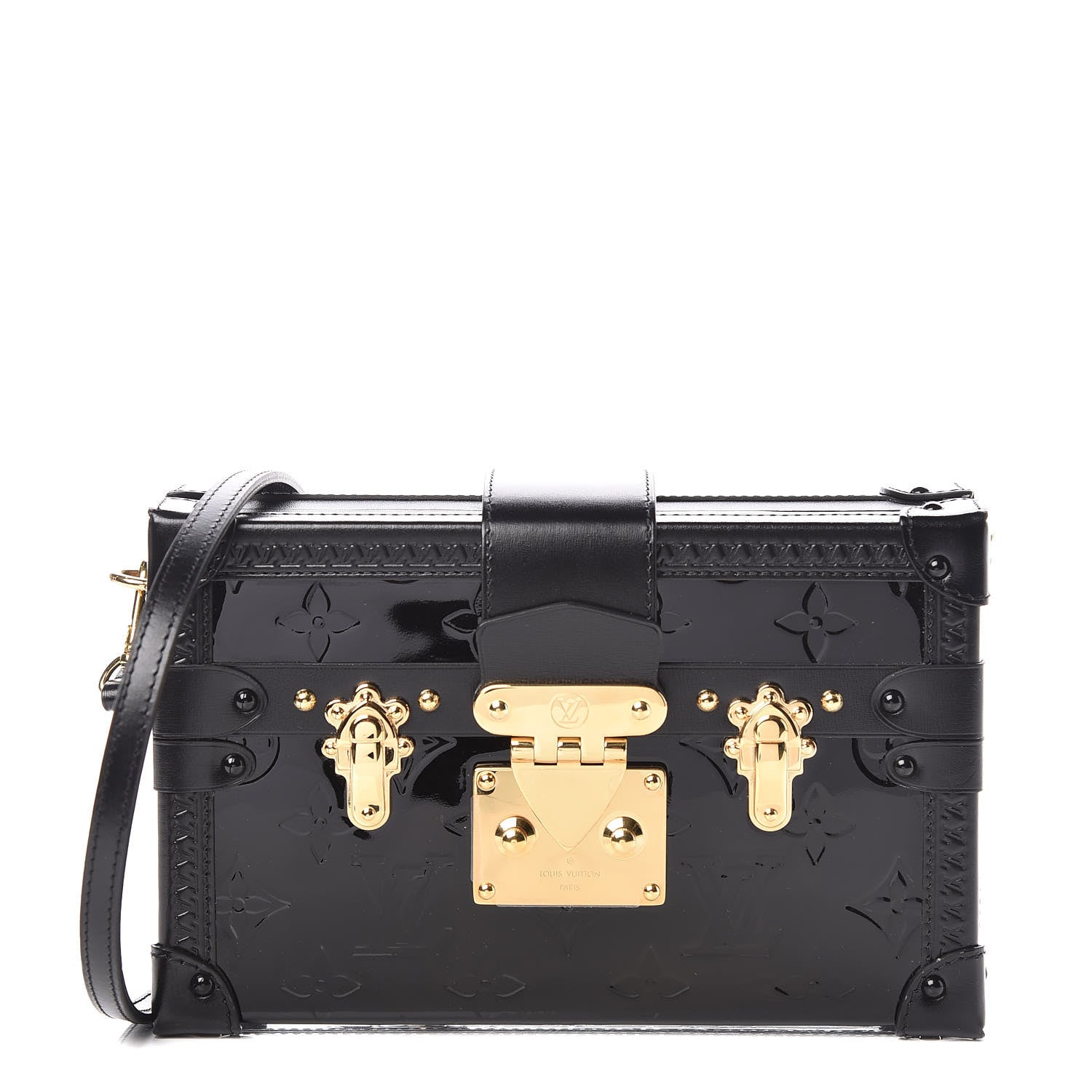 Louis Vuitton Vernis Petite Malle Black 1 of 9