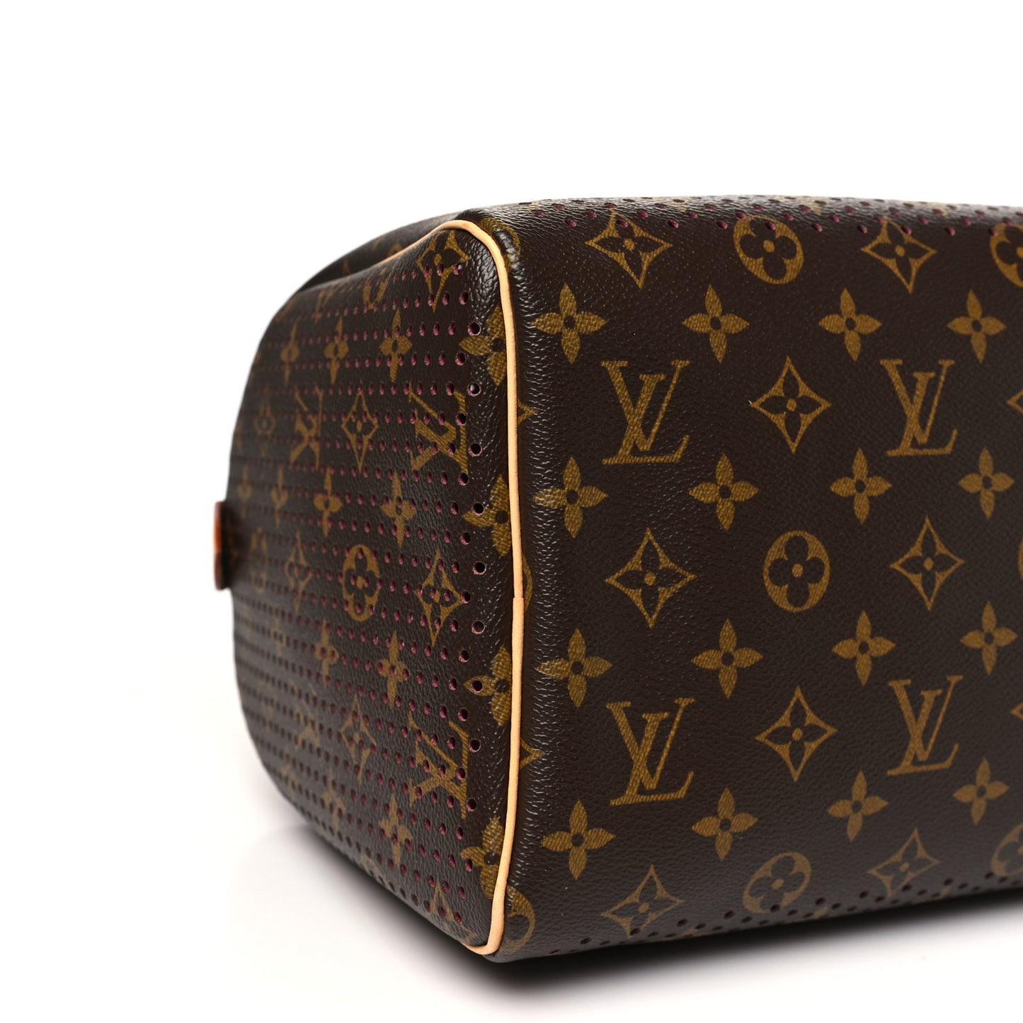 Monogram Perforated Speedy 30 Fuchsia