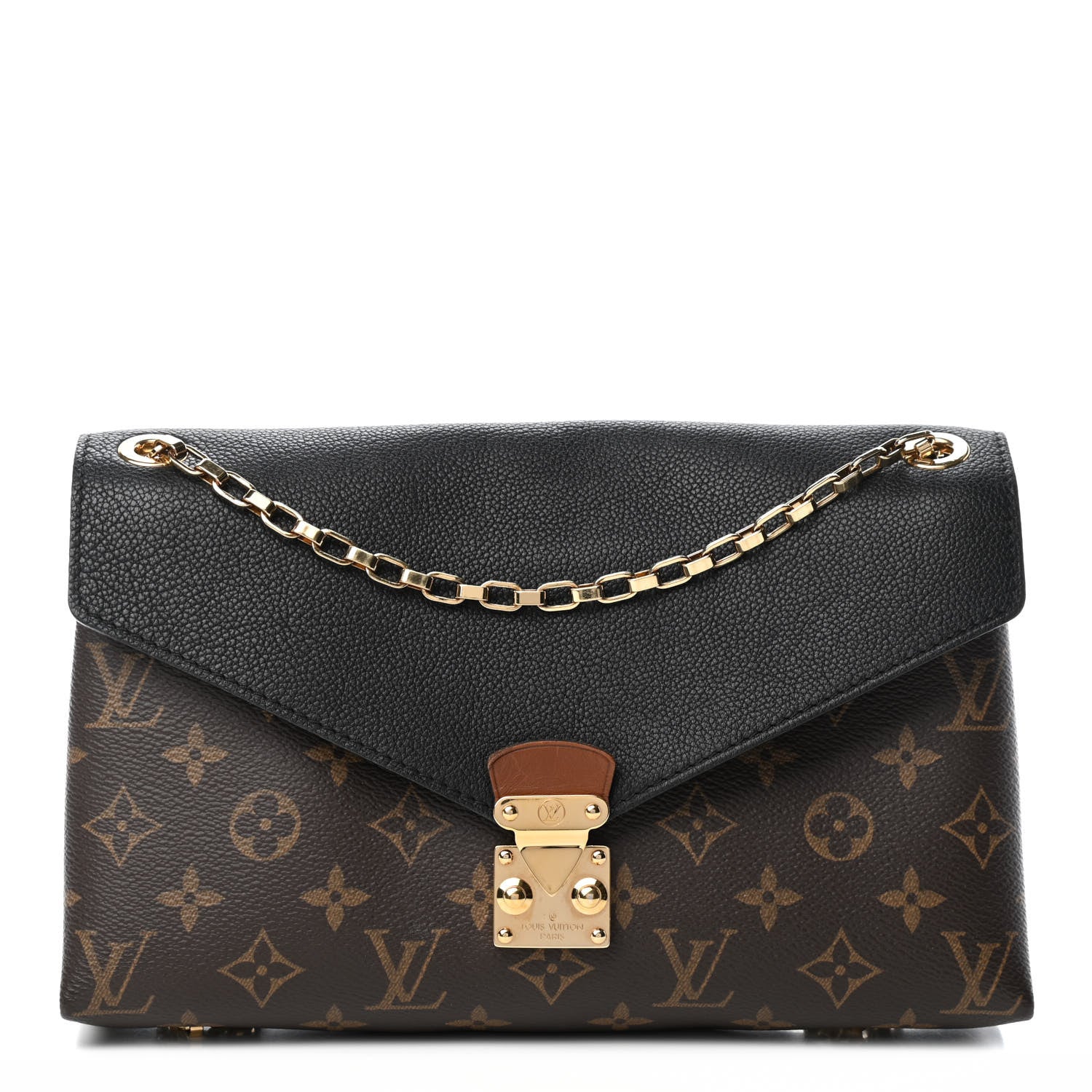 Louis Vuitton Monogram Pallas Chain Black 1 of 4