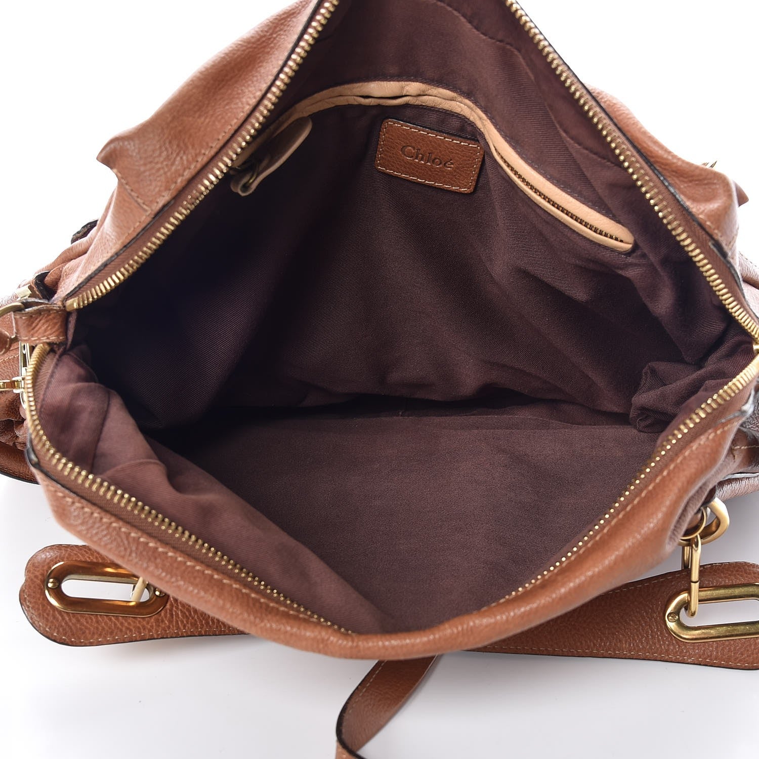 Chloe Calfskin Large Paraty Caramel 5 of 20