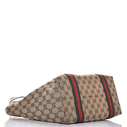 Gucci Monogram Medium Jolicoeur Tote White 4 of 14