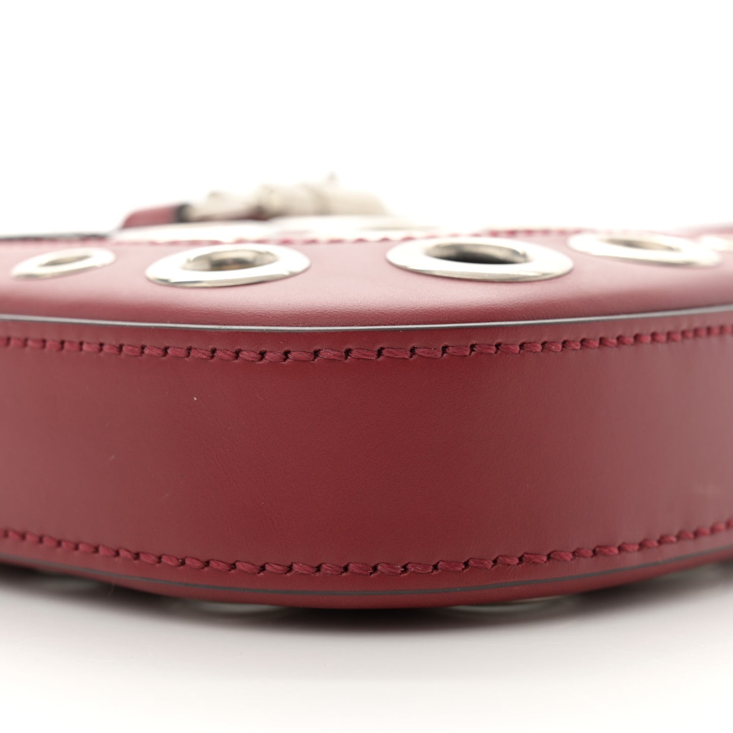 Calfskin Ha Ha Ha Jackie 1961 Eyelet Hobo Bordeaux