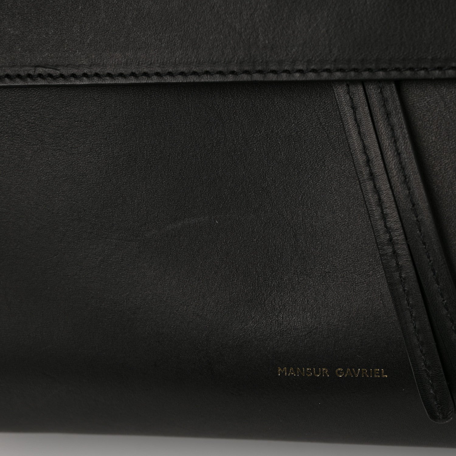 Mansur Gavriel Calfskin Lady Bag Black Flamma 7 of 15