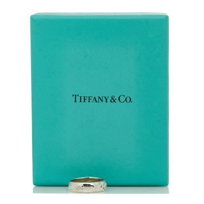 Tiffany Sterling Silver Flower Ring 58 8.5 5 of 5