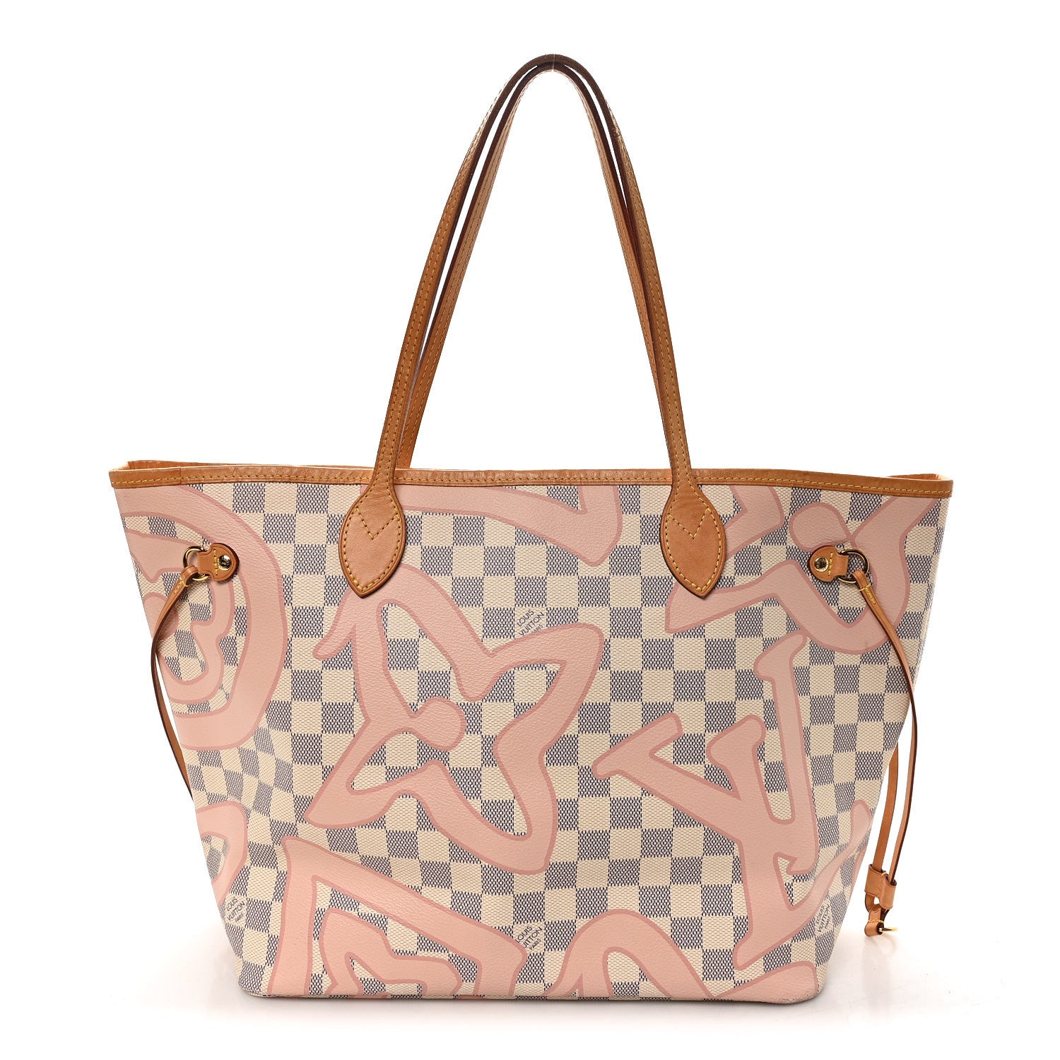 Louis Vuitton Damier Azur Tahitienne Neverfull MM 1 of 12