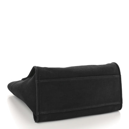 Chanel Mixed Fibers Large Deauville Tote Black 3 of 11