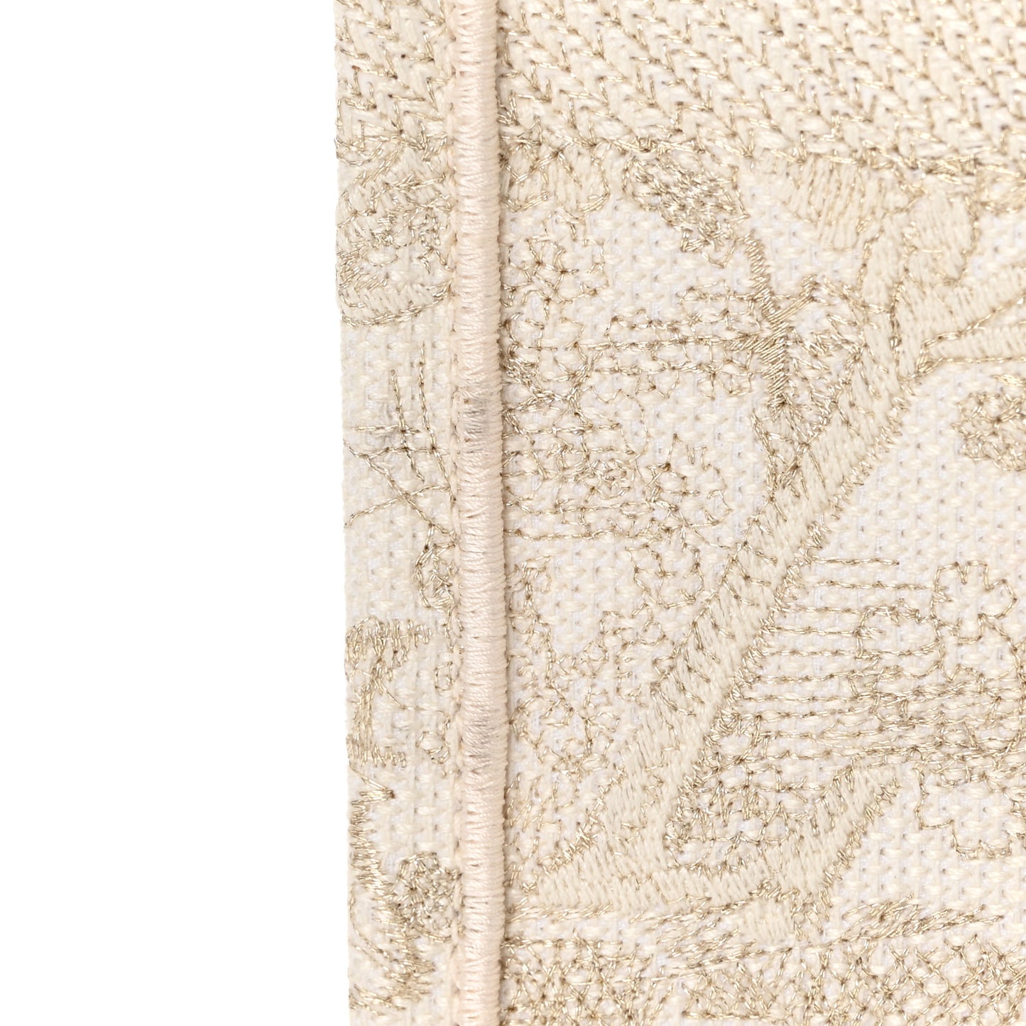 Canvas Embroidered Medium Dioriviera Toile De Jouy Book Tote Gold