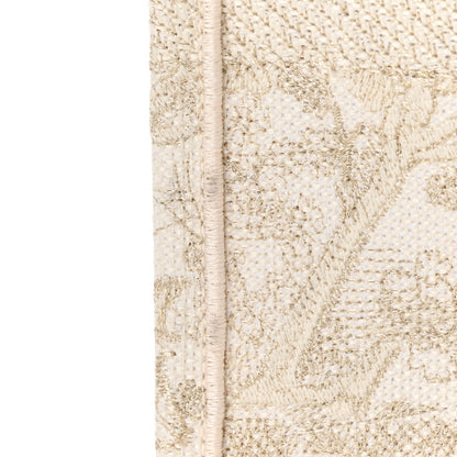 Christian Dior Canvas Embroidered Medium Dioriviera Toile De Jouy Book Tote Gold 14 of 15