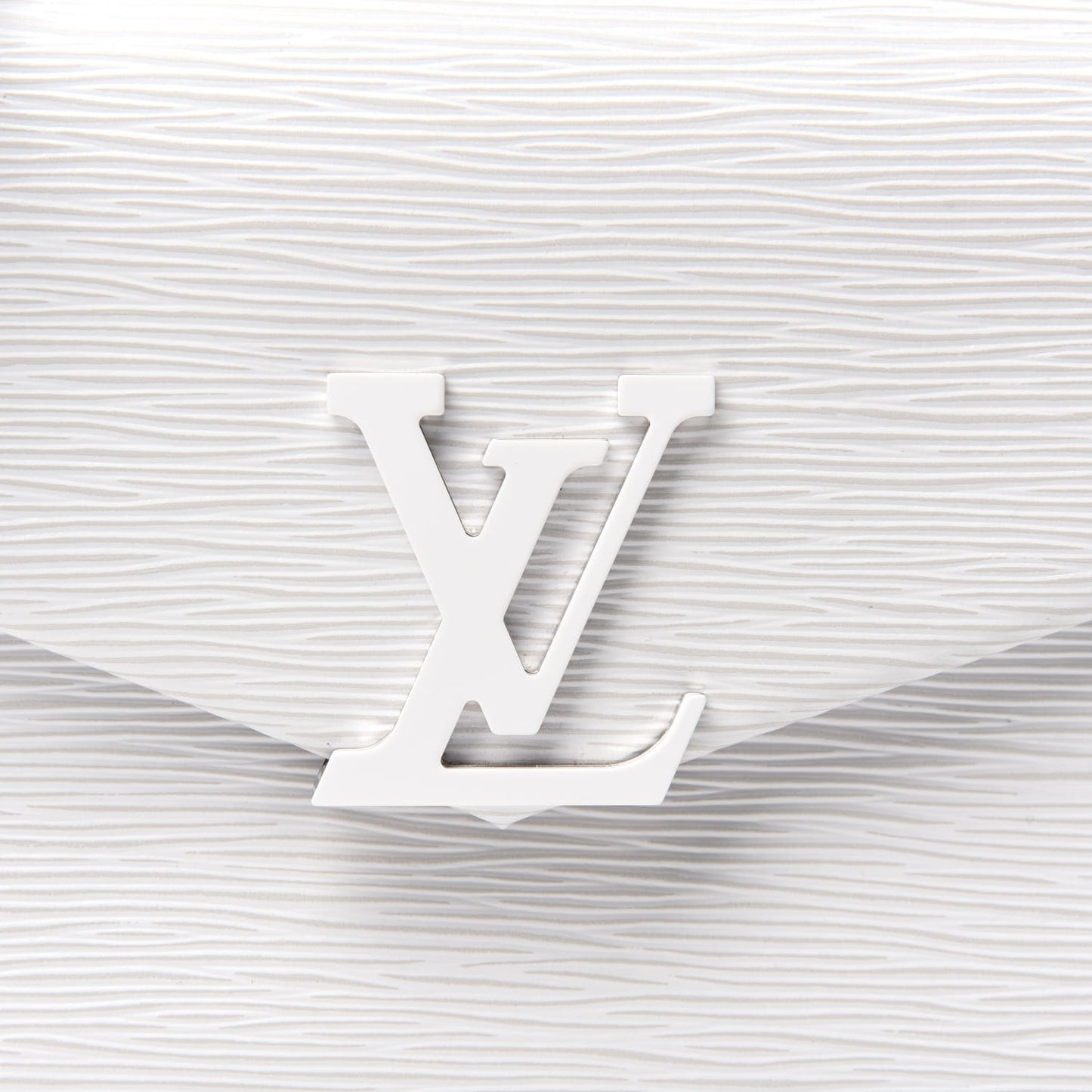 Epi Pochette Grenelle White