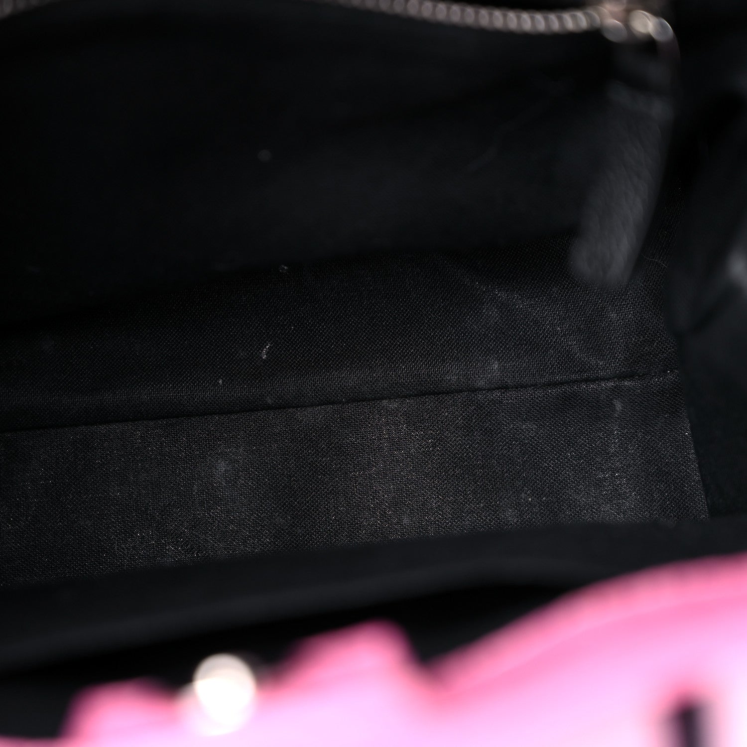 Balenciaga Shiny Calfskin Logo Crocodile Embossed North South Shopper Tote XXS Rose Black 12 of 17