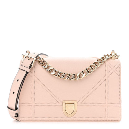Christian Dior Grained Calfskin Small Diorama Flap Bag Pink 1 of 11