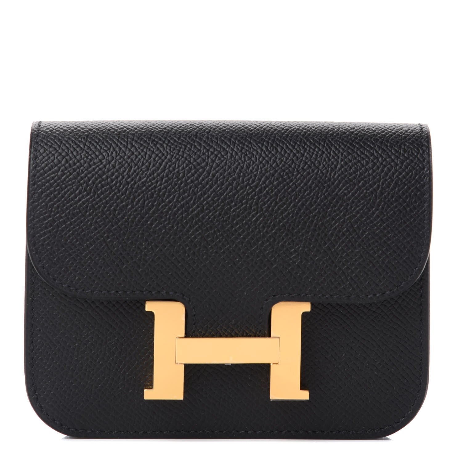 Hermes Epsom Constance Slim Wallet Black 1 of 8