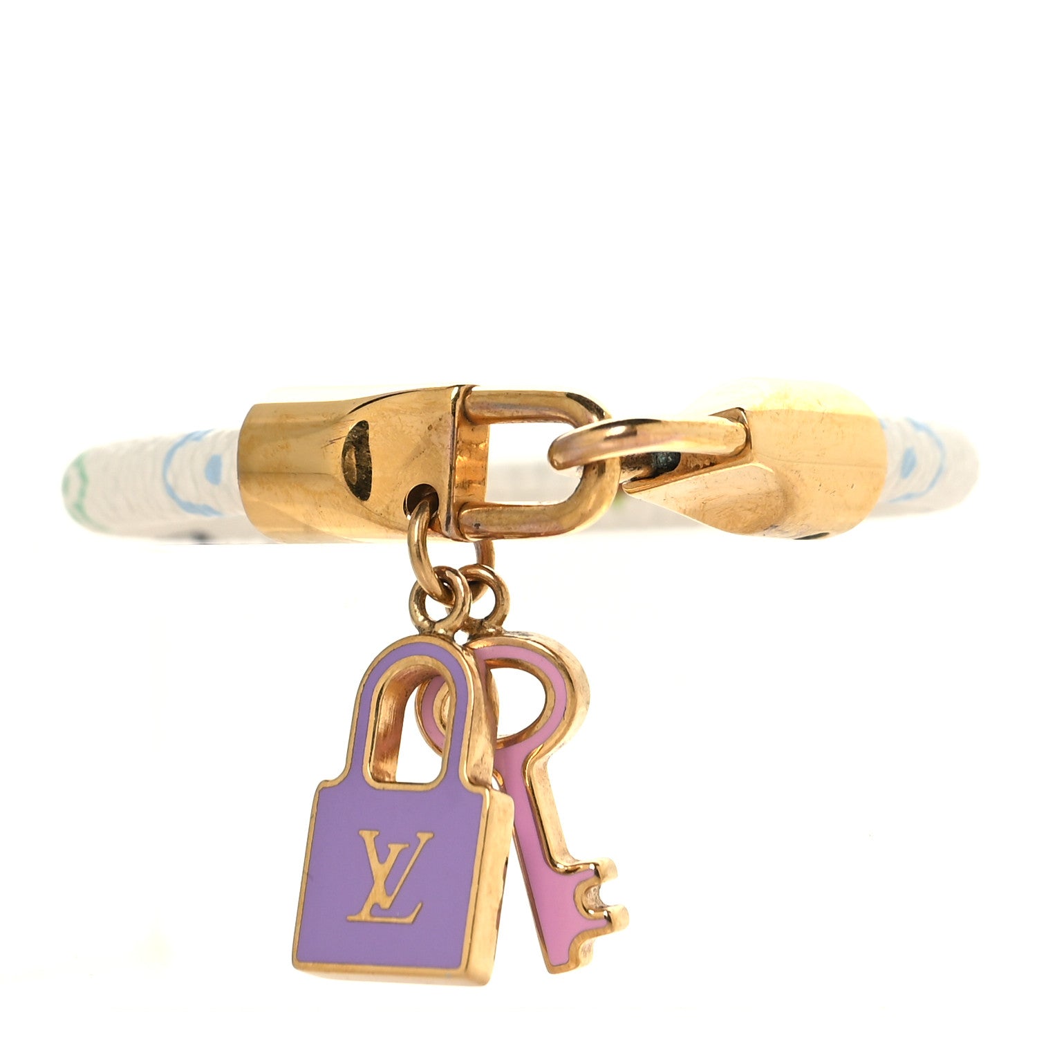 Louis Vuitton Monogram Multicolor Luck It Bracelet White 1 of 5