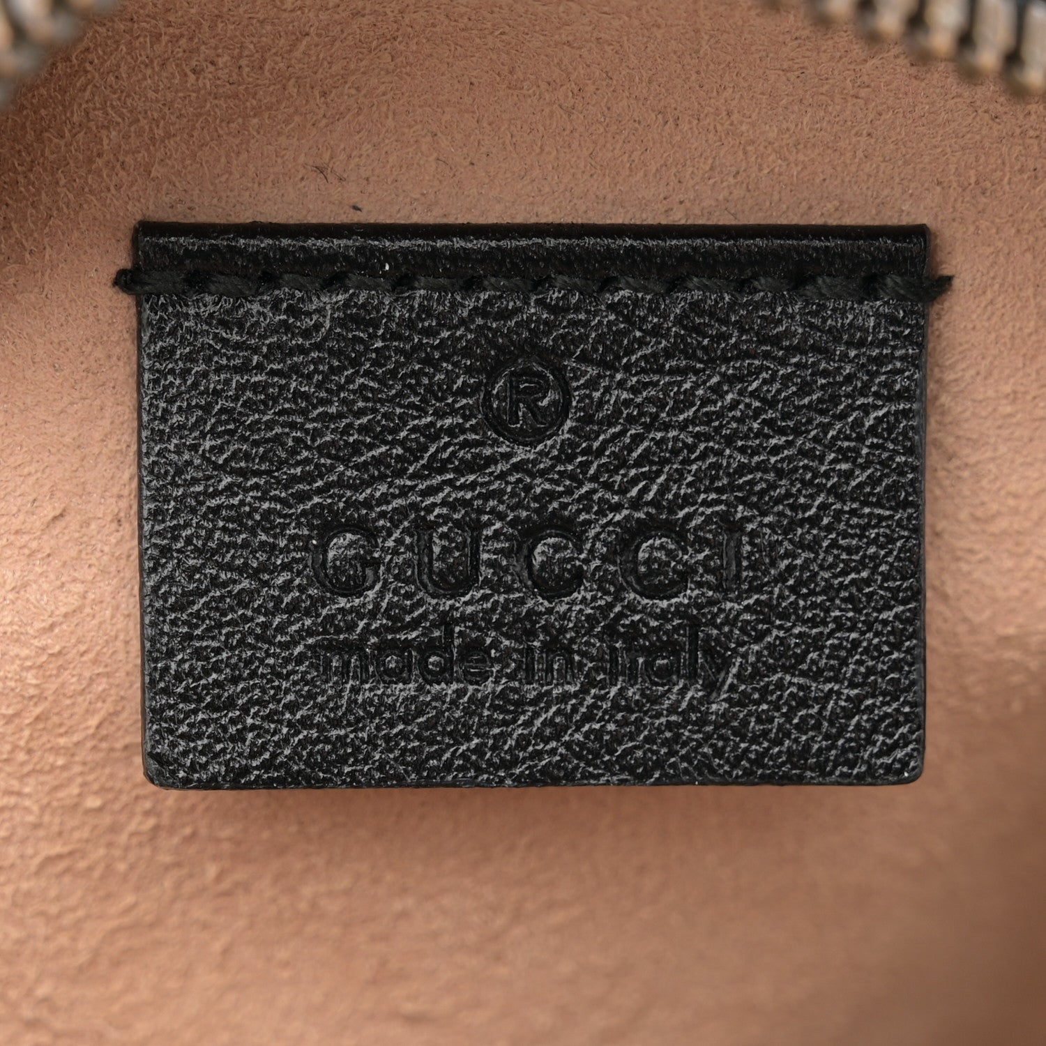 Gucci Azalea Calfskin Matelasse Heart Mini GG Marmont Round Shoulder Bag Black 6 of 10