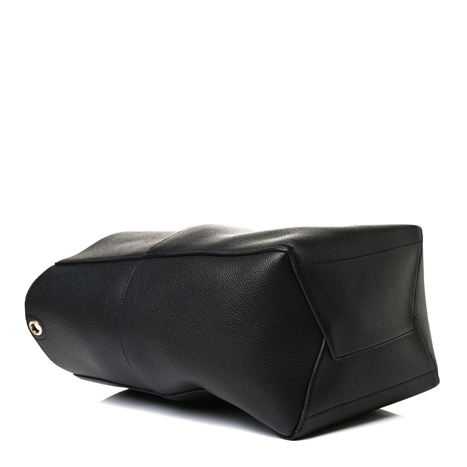 Celine Soft Grained Calfskin Sangle Bucket Bag Black 4 of 11