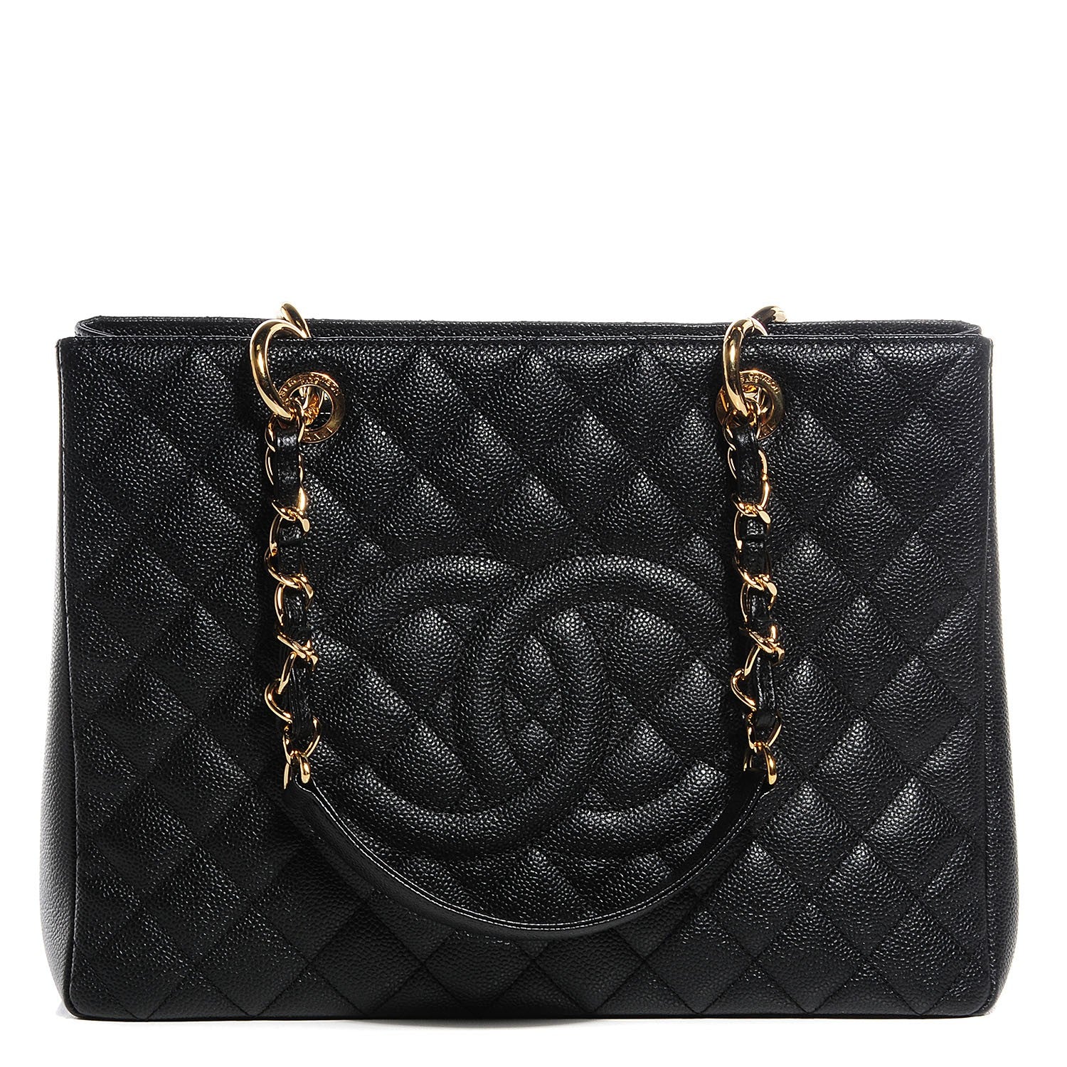 Chanel Caviar Grand Shopping Tote GST Black 1 of 7