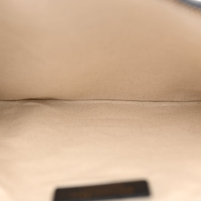 Christian Dior Oblique Pouch Clutch Blue 5 of 7