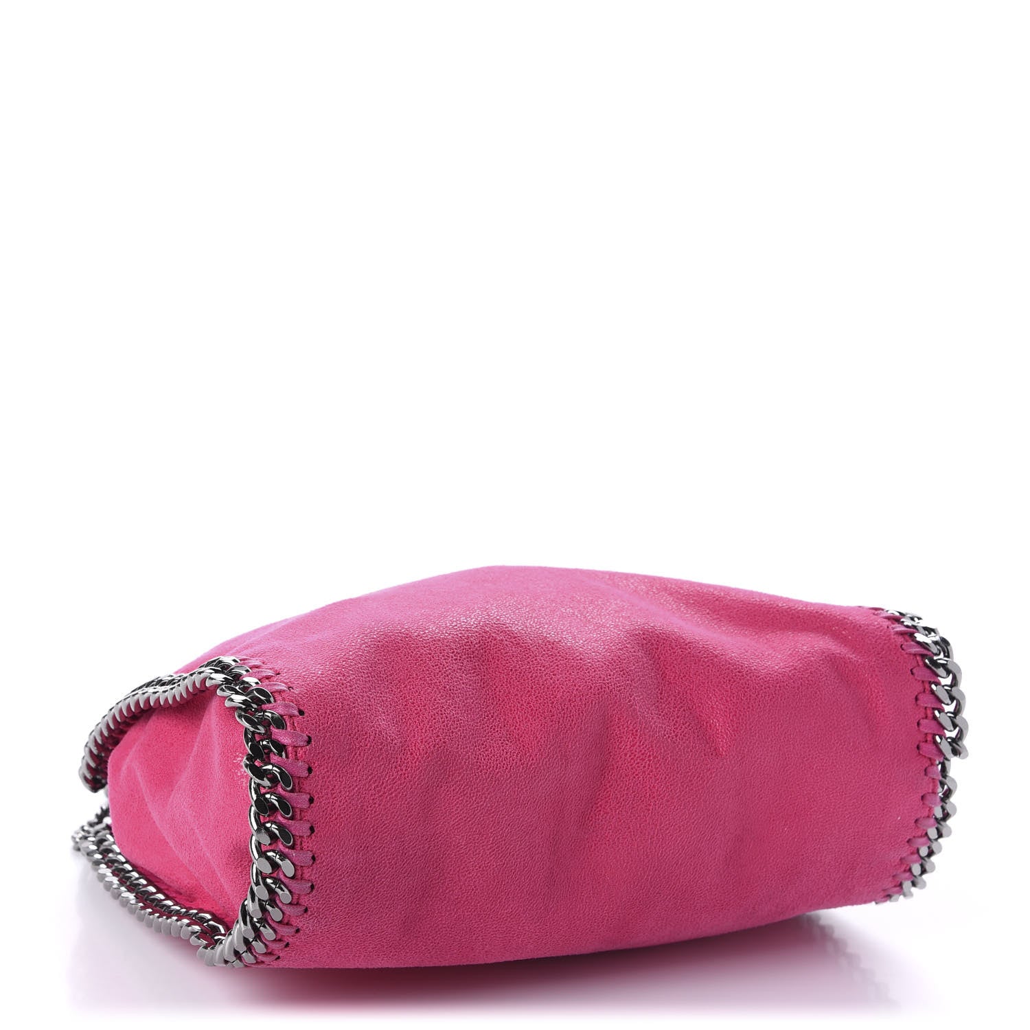 Stella McCartney Shaggy Deer Mini Falabella Fold Over Tote Hot Pink 4 of 9