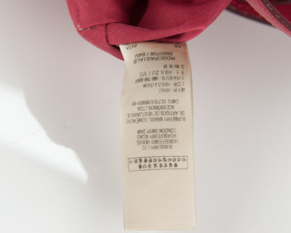 Burberry Calfskin Small Canterbury Tote Dark Pink 12 of 13