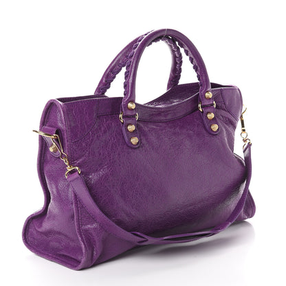 Balenciaga Agneau Giant 12 Gold Hardware City Ultraviolet 2 of 8