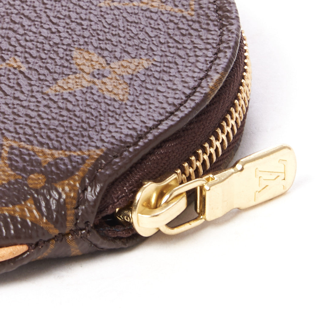 Monogram Round Coin Purse