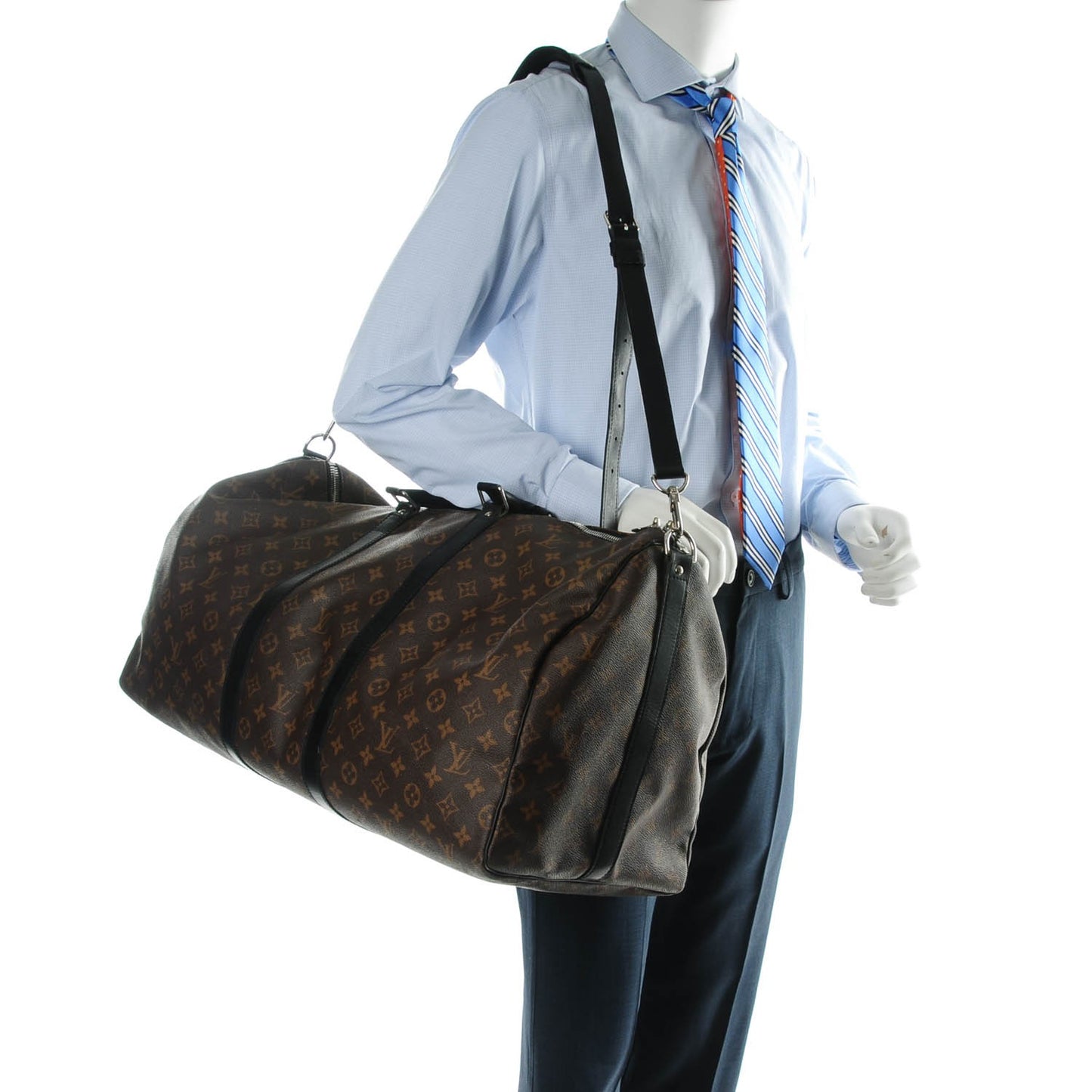 Monogram Macassar Keepall Bandouliere 55