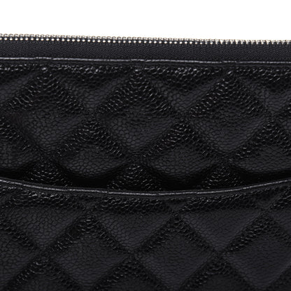Chanel Caviar Quilted Medium Cosmetic Case So Black 13 of 16
