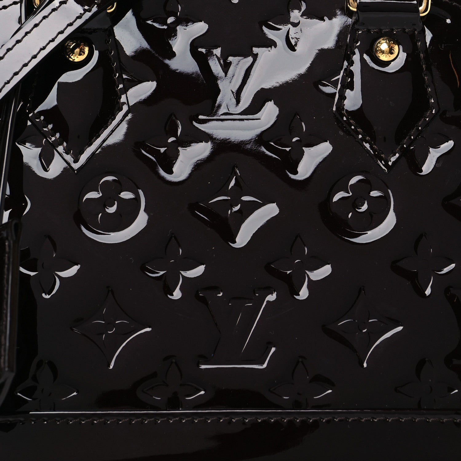 Louis Vuitton Vernis Alma BB Amarante 8 of 10