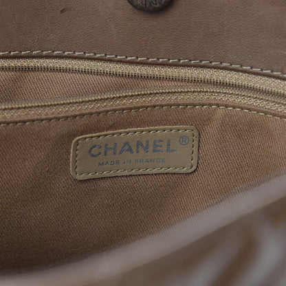 Chanel Patent Calfskin Quilted Reissue 2.55 Tote Khaki 6 of 11