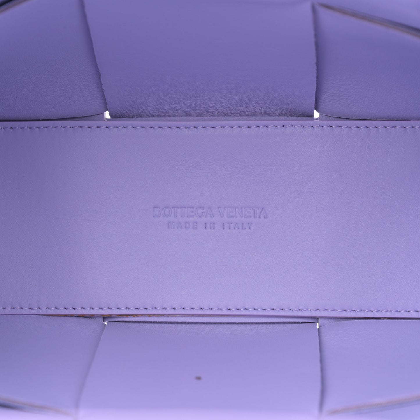 Nappa Maxi Intreccio Mini Arco Tote Wisteria