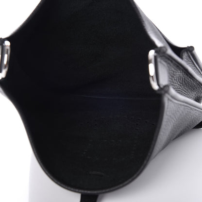 Hermes Taurillon Clemence Evelyne III PM Black 5 of 8