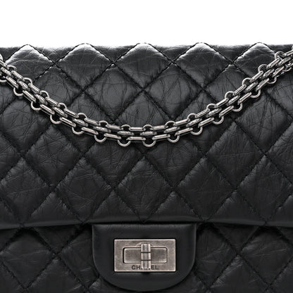 Chanel Aged Calfskin Quilted 2.55 Reissue 225 Flap Black 8 of 10