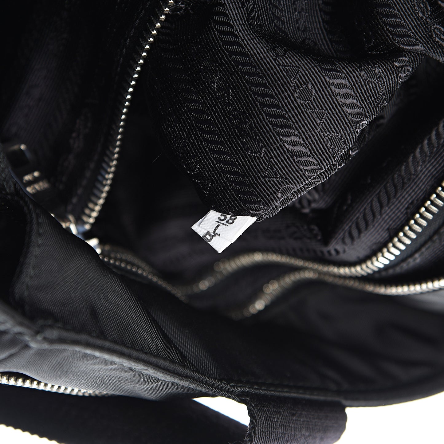 Tessuto Nylon Vela Diaper Bag Black