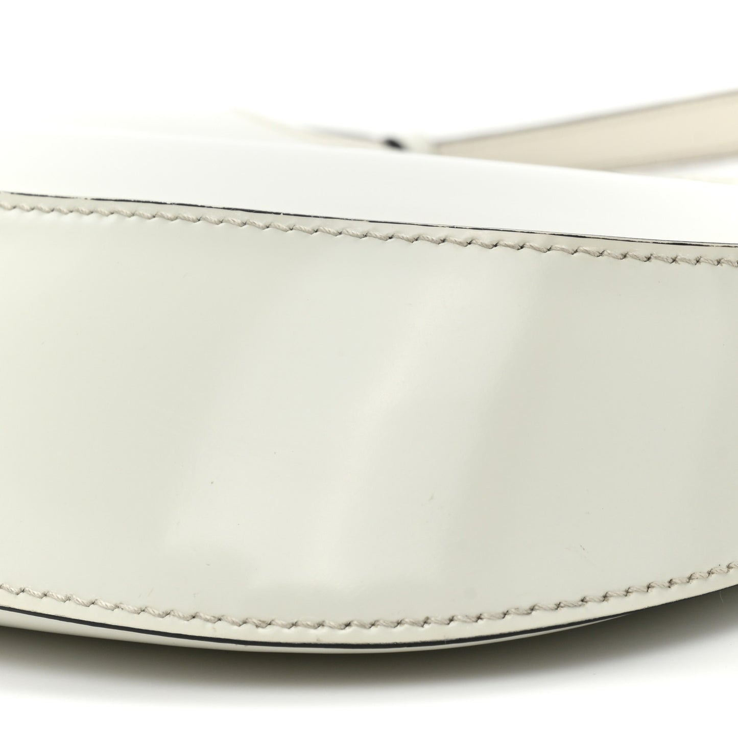 Spazzolato Cleo Shoulder Bag White Black