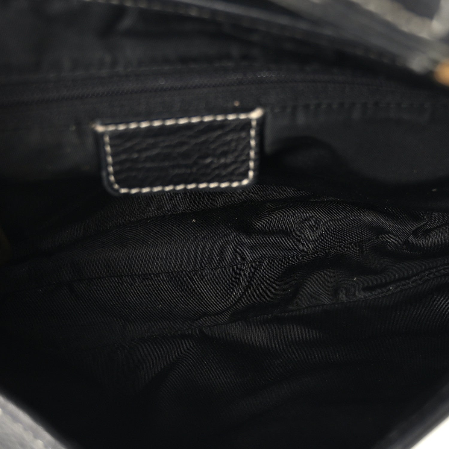 Christian Dior Calfskin Double Saddle Bag Black 5 of 10