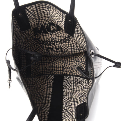 MCM Visetos Medium Liz Reversible Shopper Tote Black 5 of 16
