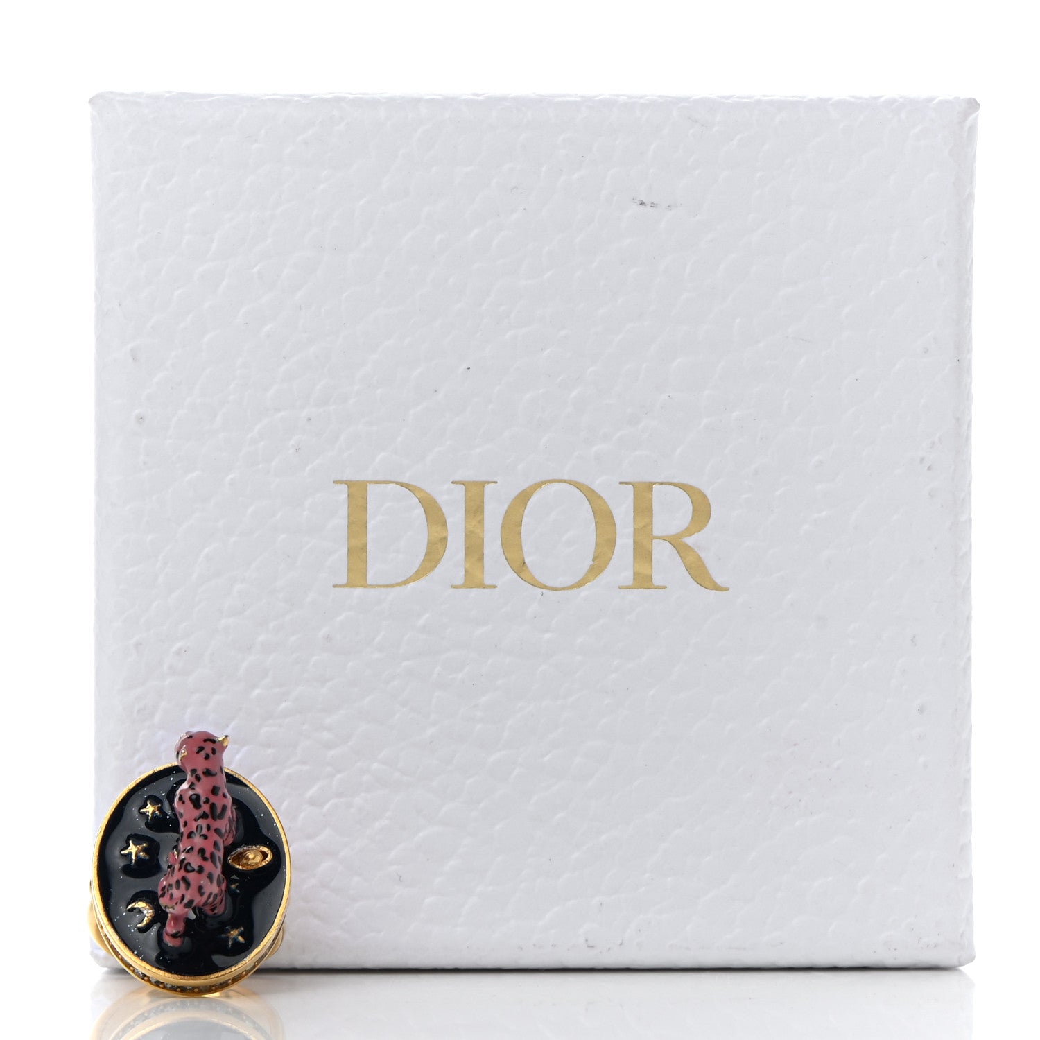Christian Dior D Charms Pop Ring Gold 9 of 9
