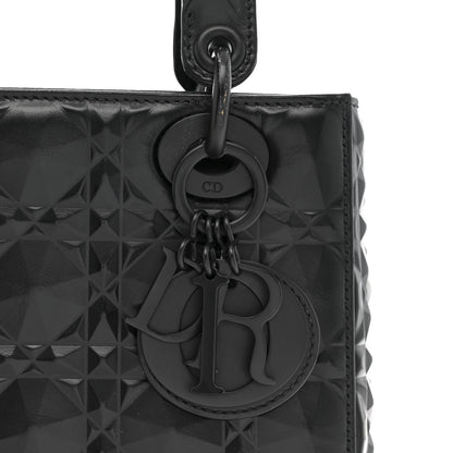 Christian Dior Calfskin Cannage Diamond Small My ABCDior Lady Dior Black 8 of 11