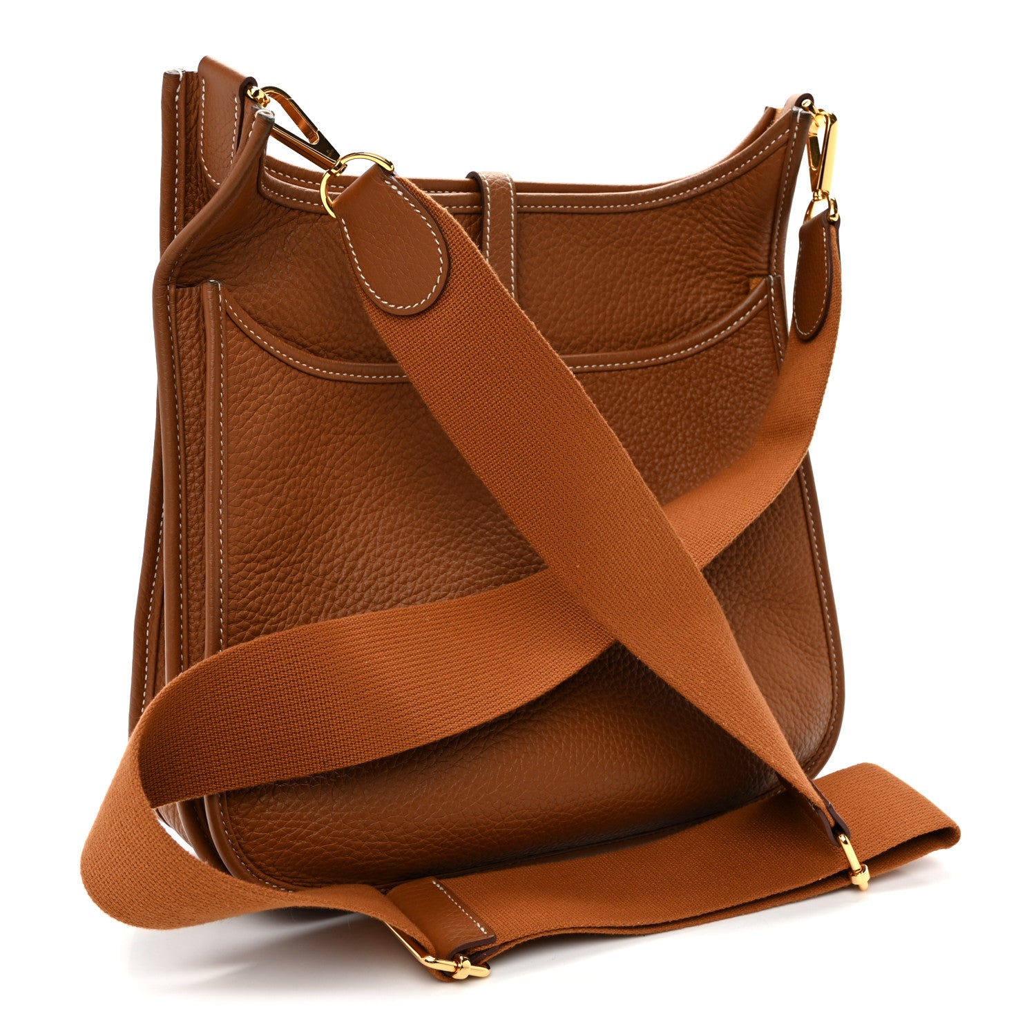 Hermes Taurillon Clemence Evelyne III PM  Gold 3 of 11