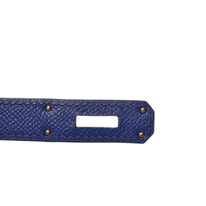 Hermes Epsom Kelly Sellier 28 Bleu Electrique 20 of 37