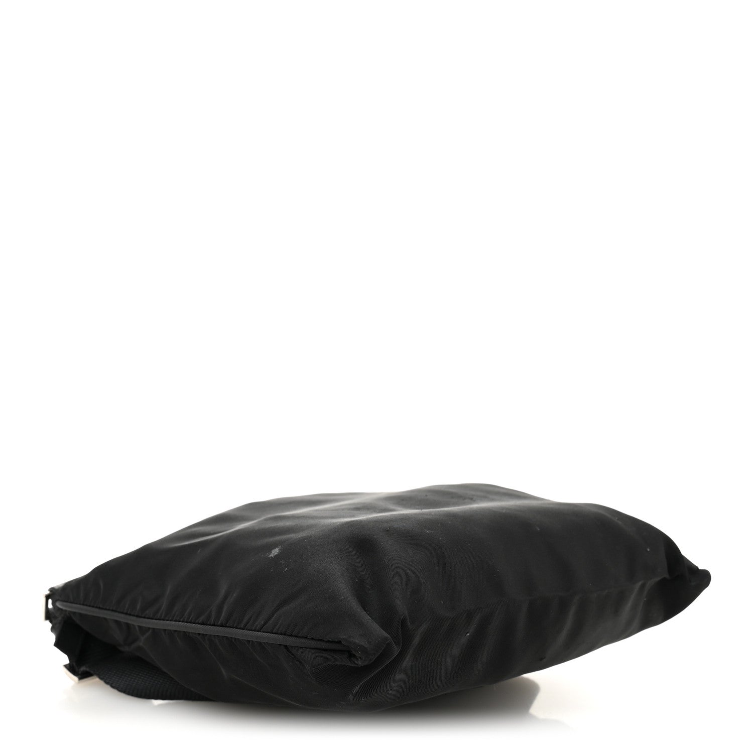 Prada Nylon Flat Messenger Bag Black 4 of 11
